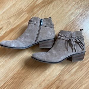Grey booties